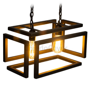 Геометричный светильник Стрекоза в стиле лофт под заказ