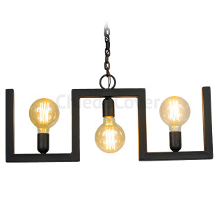 Светильник Зиг-Заг Трио в стиле лофт под заказ